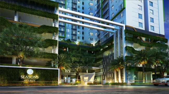 Cổng mùa xuân chung cư Seasons Avenue
