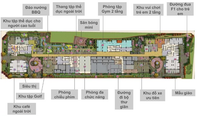 Mặt bằng dự án Seasons Avenue