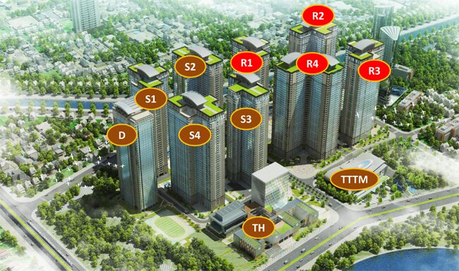 Phối cảnh dự án chung cư Goldmark City