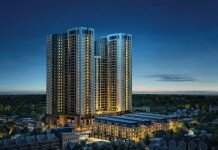 Phối cảnh chung cư Goldsilk Complex Vạn Phúc