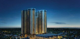 Phối cảnh chung cư Goldsilk Complex Vạn Phúc