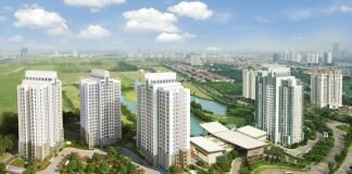 Phối cảnh chung cư The Link 345 Ciputra