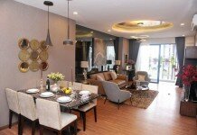 Phòng khách căn hộ Five Star Garden. Khách hàng nhận ngay gói nội thất lên đến 60 triệu đồng