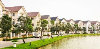 Phối cảnh biệt thự hoa Sữa Vinhomes Riverside