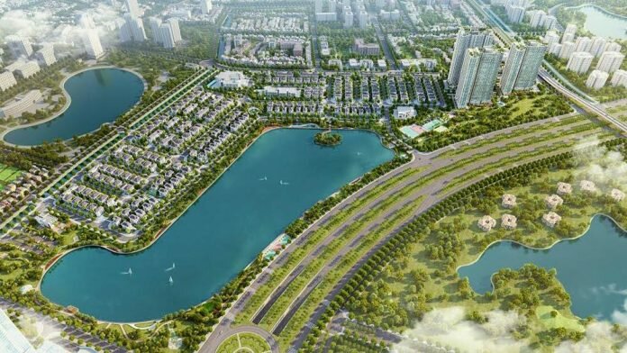 Phối cảnh dự án Vinhomes Green Bay Mễ Trì