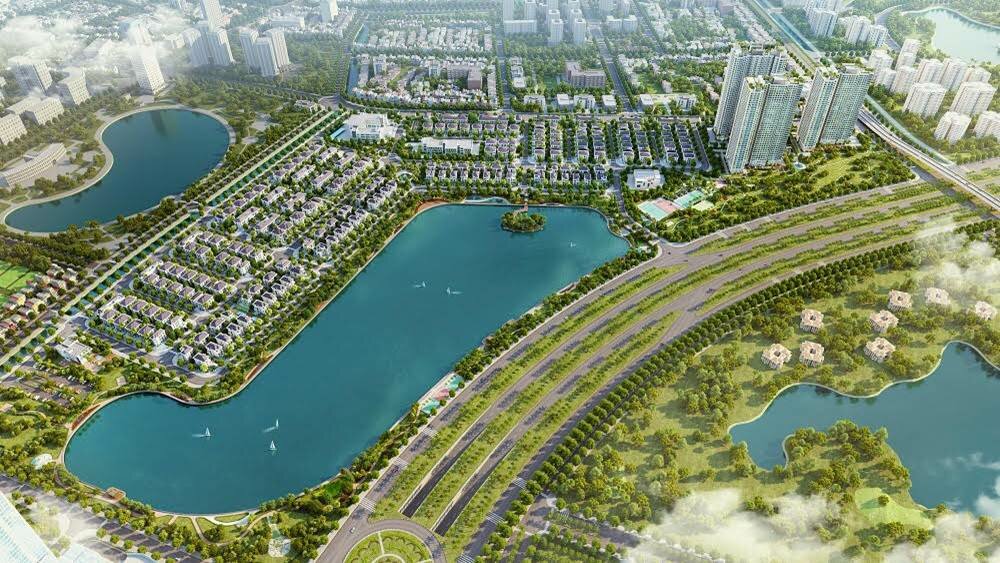 Phối cảnh dự án Vinhomes Green Bay Mễ Trì