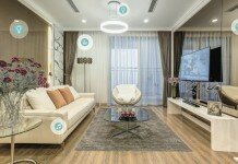 Phối cảnh phòng khách căn hộ SmartHome