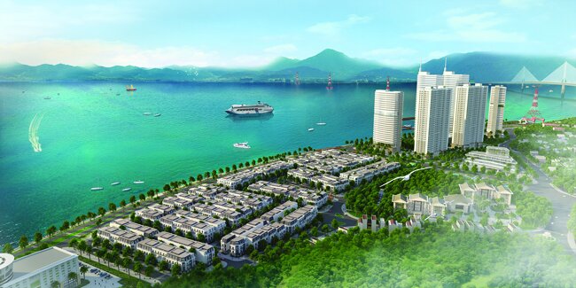 Phối cảnh tổng thể Vinhomes Dragon Bay