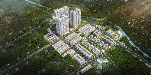 Tổng thể khu The Botanica