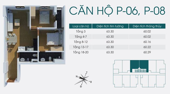 Thiết kế căn hộ 06-08 Packexim 2