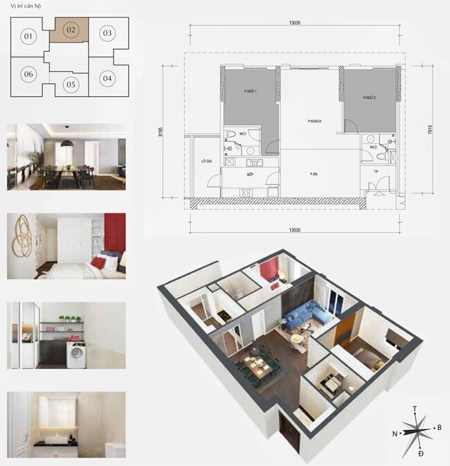 Thiết kế căn hộ điển hình 02
