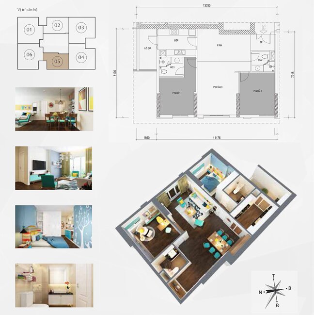 Thiết kế căn hộ điển hình 05