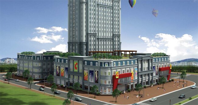 Nhà phố thương mại của tòa tháp Eurowindow Nghệ An