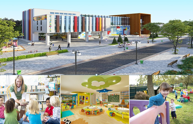 Trường học mầm non dự án chung cư Goldsilk Complex