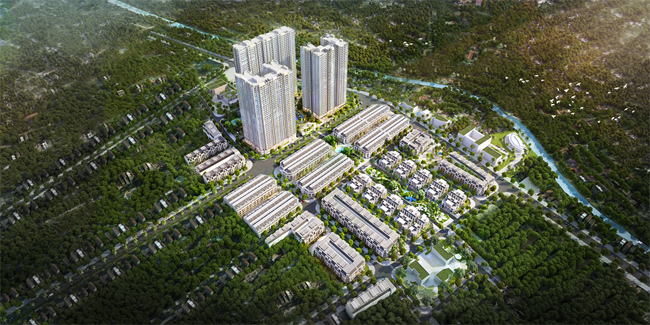 Phối cảnh dự án Vinhomes Gardenia